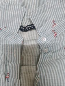 Flamingo Print Shirt