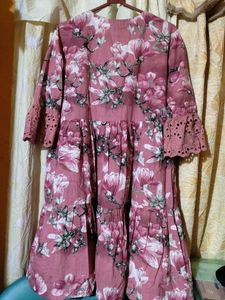 Peach Floral Dress From Bombay Paisley (Westside)
