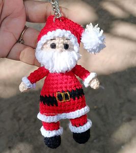 Cute Santa Keychain