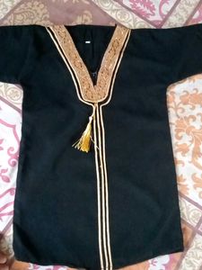 Elegant Black Thobe