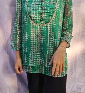 Vintage Green Tunic