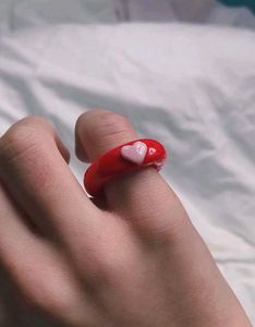 3 × ❤️ Y2K Chunky Clay Rings ✨