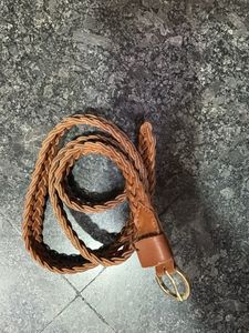 Braided Leather Belt