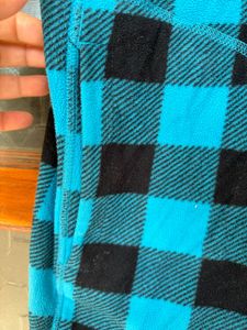 Uniqlo reversible Blue &amp; Black Checkered Vest