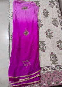 Elegant Pink Saree
