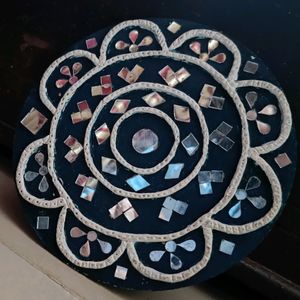 Lippan Art With Mandala And Mirror Work