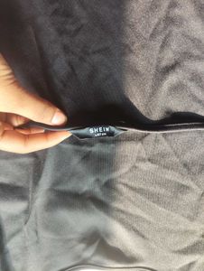 Chic Black Halter Bodysuit