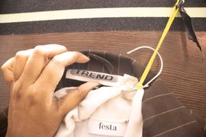 Striped Brown Blazer &amp; shirt white