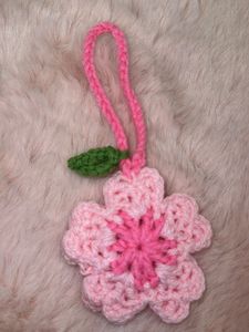 Sakura Flower Key Holder Or Chain