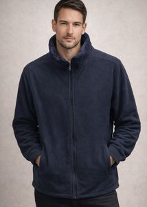 Men's Navy Fleece Jacket