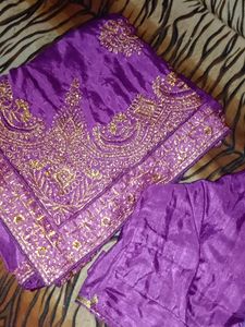 Beautiful Saree With Stitched Blouse
