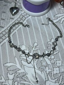 Y2K Star Necklace , Grunge Choker
