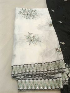 Unstitched Chikankari,Chifly- Pure Cotton