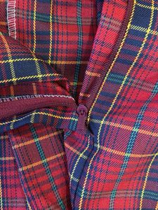 Plaid Pleated Skirt