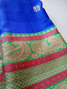 🆕 OFFER BLUE SAREE💙💚✨