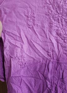 Chikankari Ombre Kurta