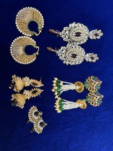 Statement Earrings Bundle/ 5 Pieces
