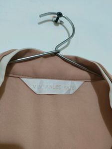 Peach White Luxury Shirt