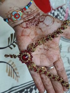 Red &amp; Gold Jewelry Set