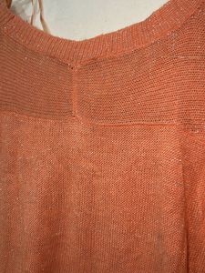 Peach Knit Sweater