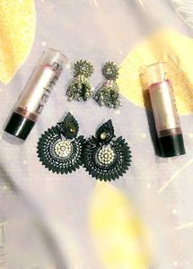 Earrings and Lip Balms Bundle