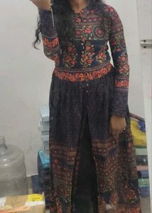 Floral Print Kurta