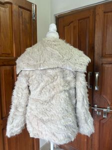 Off white Fur Coat