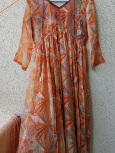 Elegant Orange Kurta