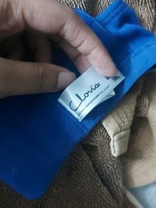 Blue Wire-Free Bra Size 38C