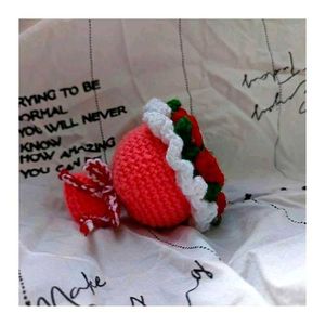 Crochet Mini Rose Flower Bouquet 💐 Keychain