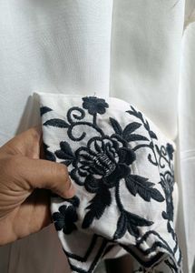 New 2XL Floral Embroidered Co-ord Set