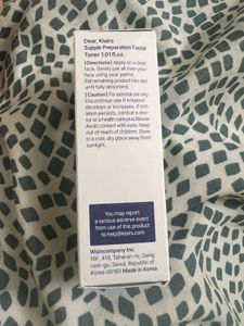 Sealed Klairs Supple Preparation  Toner