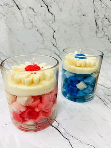 Beautiful Glass Jar Candles 100% Soy Wax