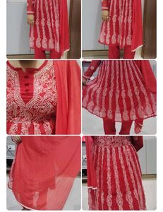 Elegant Red Ethnic Gown