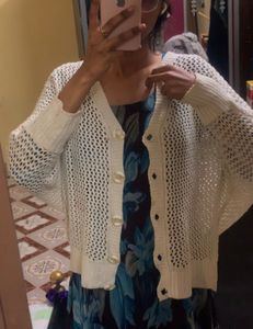 Crochet knit Cardigan