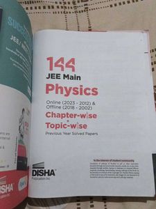 144 JEE Main Physics Previous Year Solved Paper