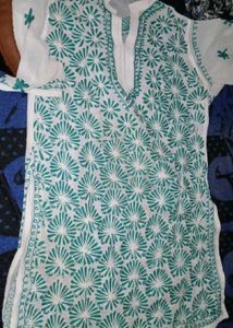 Chikankari Kurti New, Fit L/Xl, Brand New