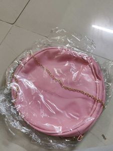 Pink And Gold Brand New Sling Bag For Women