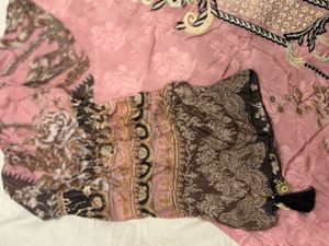 elegant  Black Embroidery kurta