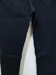Coaster Pencil Tapered Skinny Fit Black Denim Jean