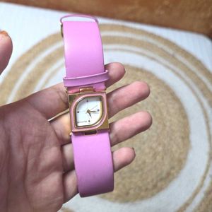 Pink strap Watch