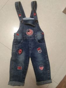 Brand New Denim Dungree Set