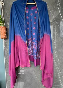Ethnic Navy Blue N Purple Kurta Set