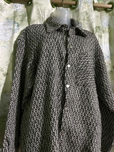 Herringbone Patterned Jacket