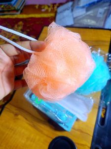 Derma Roller + 2pc Bath Loofah