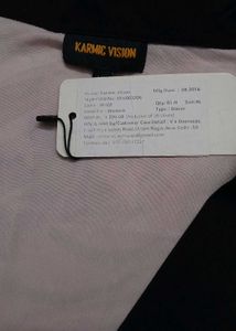 Chic Pink Blazer with Black Trim