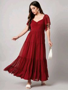 New Stayle Beautiful Women Gown Dress Inpoted Dres