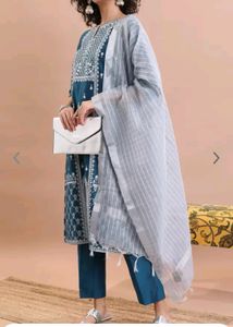 New Art Silk Suit Set From Myntra