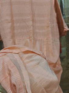 Brand New Peach Coloured Pure Cotton XL