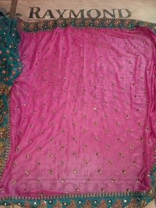 Heavy Stone Work Lehnga Saree In Two Colours